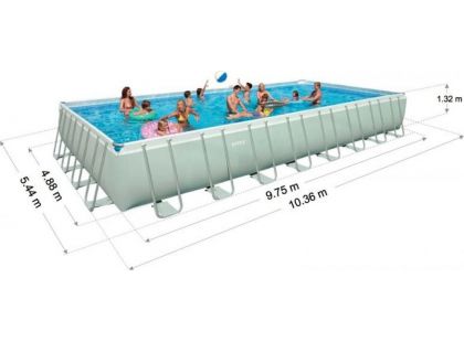 Intex 28372NP Obdélníkový bazén Ultra Frame Pool 975 x 488 x 132 cm
