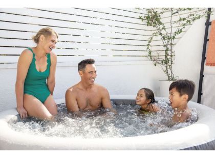 Intex 28440NP Vířivka PureSpa™ Greywood Bubble Deluxe pro 4 osoby