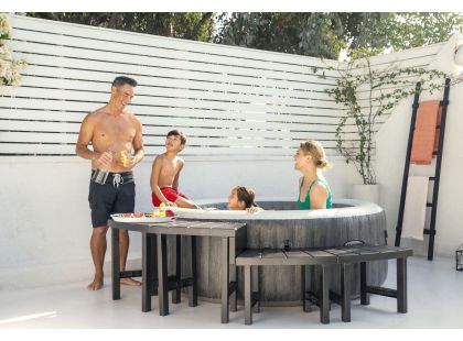 Intex 28440NP Vířivka PureSpa™ Greywood Bubble Deluxe pro 4 osoby