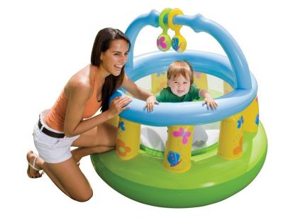Intex 48474 Nafukovací ohrádka s hrazdičkou 130x104cm Intex 48474 Nafukovací ohrádka s hrazdičkou 130x104cm