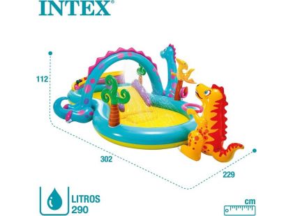 Intex 57135 Hrací centrum Dinosaurus 333 x 229 cm