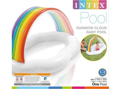 Intex 57141NP Bazének dětský Duha - Poškozený obal