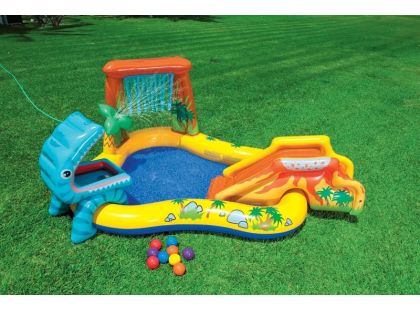 Intex 57444 Bazénové hrací centrum Dinosaurus 249 x 191 x 109 cm - Poškozený obal