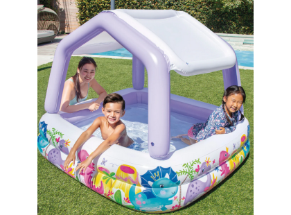Intex 57470 Bazén Oceán se střechou 157x157cm fialový