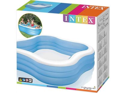 Intex 57495 bazén rodinný čtverec 229 x 229 x 56 cm