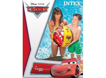 Intex 58053 Nafukovací míč Cars 61 cm kostkovaný