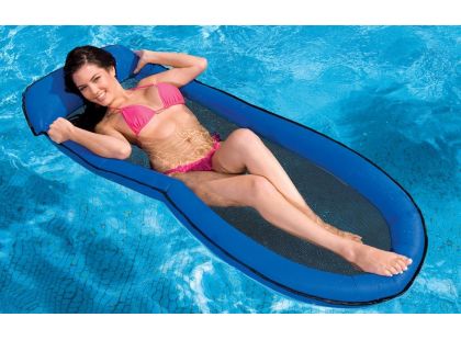 Intex 58836 Nafukovací lehátko síťované 178 x 94 cm Modrá - Poškozený obal