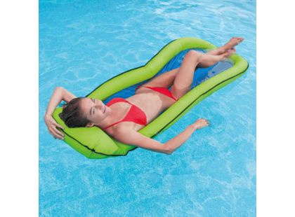 Intex 58836 Nafukovací lehátko síťované 178 x 94 cm Zelená - Poškozený obal