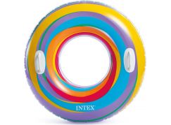 Intex 59256NP Kruh plovací 91 cm žluto-fialovo-modrý
