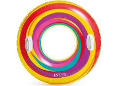 Intex 59256NP Kruh plovací  91 cm červeno-žluto-růžový