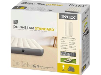 Intex 64101 Nafukovací postel 191 x 99 x 25 cm - Standard Twin - Poškozený obal