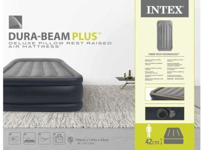 Intex 64132ND Nafukovací matrace Twin Deluxe 99 x 191 x 42 cm - Poškozený obal