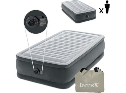 Intex 64412ND Nafukovací postel 99 x 191 x 46 cm - Dura-Beam Twin Deluxe