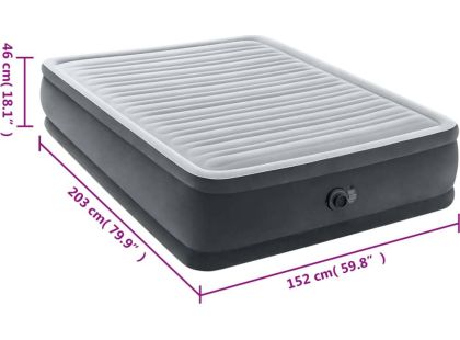 Intex 64414ND Nafukovací matrace Dura - Beam Deluxe 152 x 203 x 46 cm - Poškozený obal
