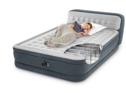 Intex 64448ND Nafukovací postel 152 x 236 x 86 cm - Ultra Plush Headboard - Poškozený obal