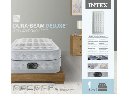 Intex 64488ND Nafukovací postel Dura-Beam Twin 99 x 191 x 51 cm