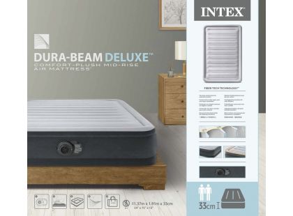 Intex 67768NDINT Nafukovací postel Dura-Beam Full 137 x 191 x 33 cm