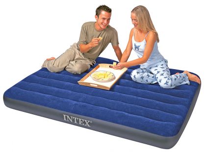 Intex 68758 Nafukovací postel Full Classic Downy 191x137x22cm