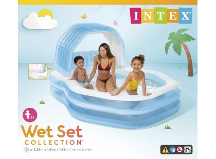 Intex Bazén nafukovací rodinný se stříškou - Poškozený obal