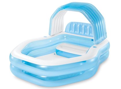 Intex Bazén nafukovací rodinný se stříškou
