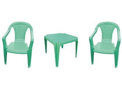 Ipae sada 2 židličky se stolečkem zelená
