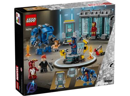 LEGO® Marvel 76315 Iron Man a jeho laboratoř: Síň brnění