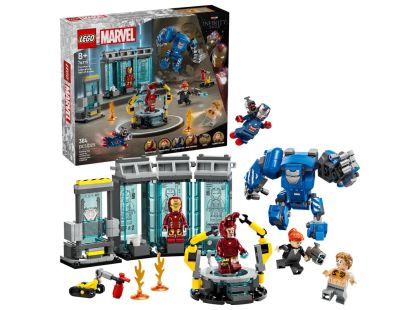 LEGO® Marvel 76315 Iron Man a jeho laboratoř: Síň brnění