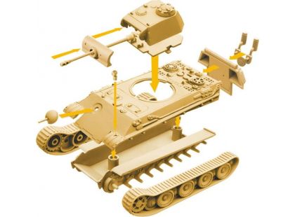 Italeri Easy to Build World of Tanks 34101 Sherman 1:72
