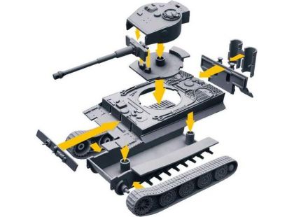 Italeri Easy to Build World of Tanks 34103 Tiger 1:72