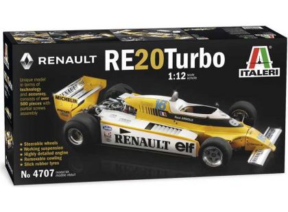 Italeri Model Kit auto 4707 Renault RE 20 Turbo 1 : 12