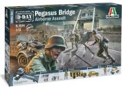 Italeri Model Kit diorama 6194 Pegasus Bridge Airborne Assault 1:72