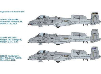 Italeri Model Kit letadlo 2725 A-10C Blacksnakes 1:48 - Poškozený obal