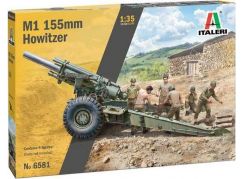 Italeri Model Kit military 6581 M1 155mm Howitzer 1:35