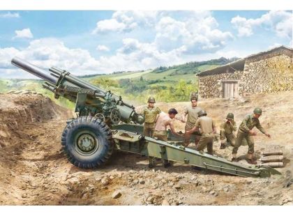Italeri Model Kit military 6581 M1 155mm Howitzer 1 : 35