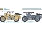 Italeri Model Kit military 7403 German Military Motorcycle with Sidecar 1:9 4