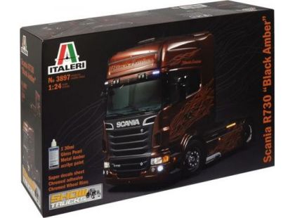 Italeri Model Kit truck 3897 - Italeri Scania R730 Black Amber (1:24)