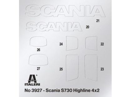 Italeri Model Kit truck 3927 Scania S730 Highline 4x2 (1:24)
