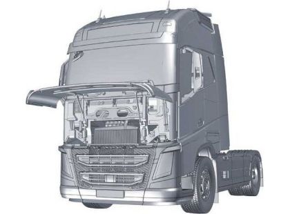 Italeri Model Kit truck 3940 Volvo FH4 Globetrotter XL 1:24