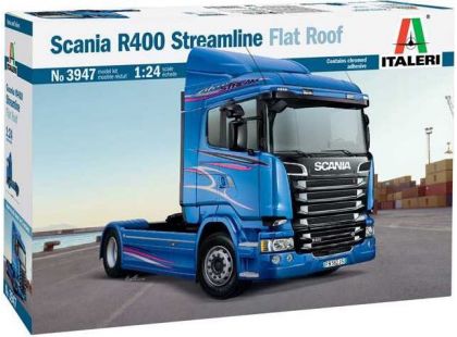 Italeri Model Kit truck 3947 Scania R400 Streamline Flat Roof 1:24