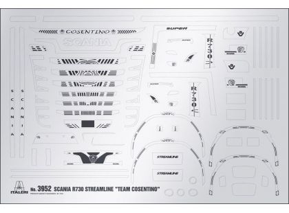 Italeri Model Kit truck 3952 - Scania R 730 Streamline 4x2 Show Trucks (1 : 24)