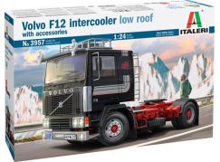 Italeri Model Kit truck 3957 Volvo F-12 Intercooler (Low Roof) with accessories