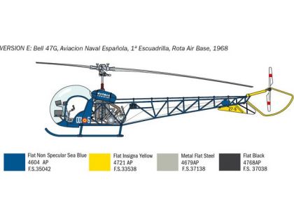Italeri Model Kit vrtulník 2820 OH-13 Sioux Corean War (1:48)