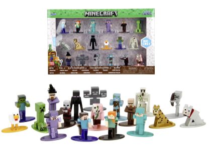Jada Minecraft Kovové sběratelské nanofigurky 18 ks, Wave 12 Jada Minecraft Kovové sběratelské nanofigurky 18 ks, Wave 12