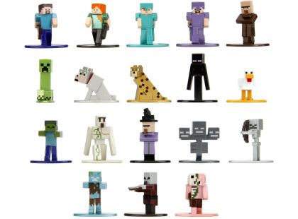 Jada Minecraft Kovové sběratelské nanofigurky 18 ks, Wave 12 Jada Minecraft Kovové sběratelské nanofigurky 18 ks, Wave 12
