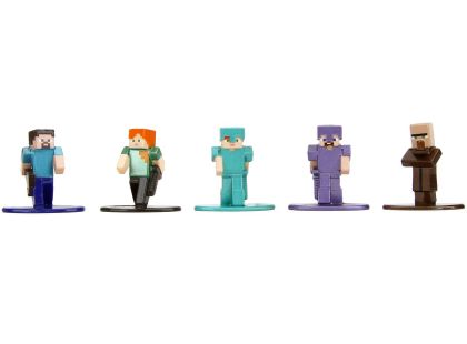 Jada Minecraft Kovové sběratelské nanofigurky 18 ks, Wave 12 Jada Minecraft Kovové sběratelské nanofigurky 18 ks, Wave 12