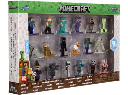 Jada Minecraft Kovové sběratelské nanofigurky 18 ks, Wave 12 Jada Minecraft Kovové sběratelské nanofigurky 18 ks, Wave 12