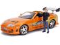 Jada Rychle a zběsile auto 1995 Toyota Supra 1:24 + figurka Brian OConner 3