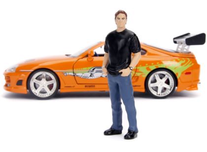 Jada Rychle a zběsile auto 1995 Toyota Supra 1:24 + figurka Brian OConner