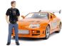 Jada Rychle a zběsile auto 1995 Toyota Supra 1:24 + figurka Brian OConner 5