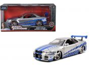 Jada Rychle a zběsile auto 2002 Nissan Skyline 1 : 24